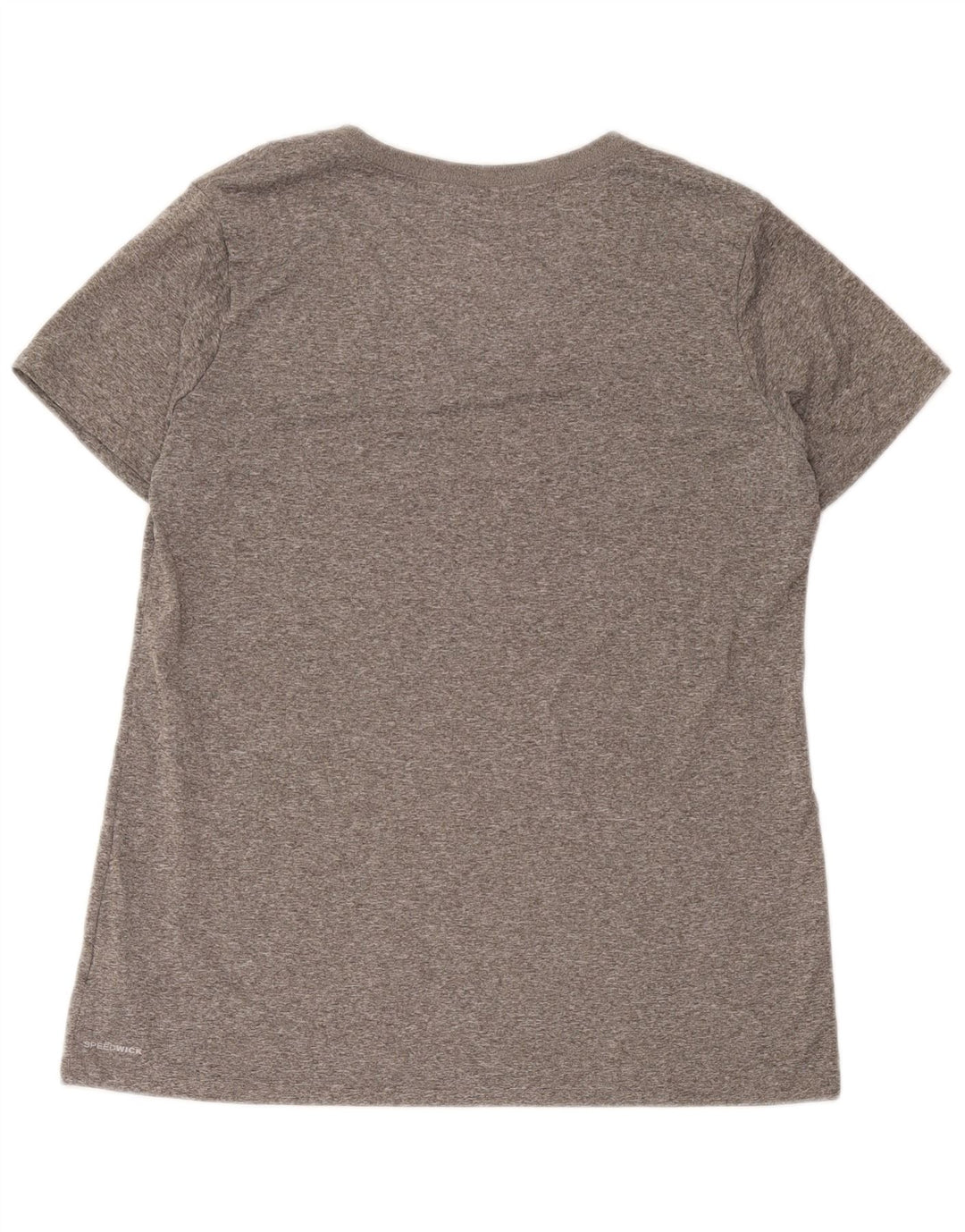 Camiseta feminina Reebok Top UK 16 grande poliéster cinza