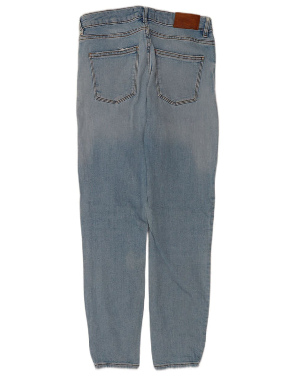 Zara Jeans Slim Feminino EU 38 Pequeno W28 L27 Azul Algodão