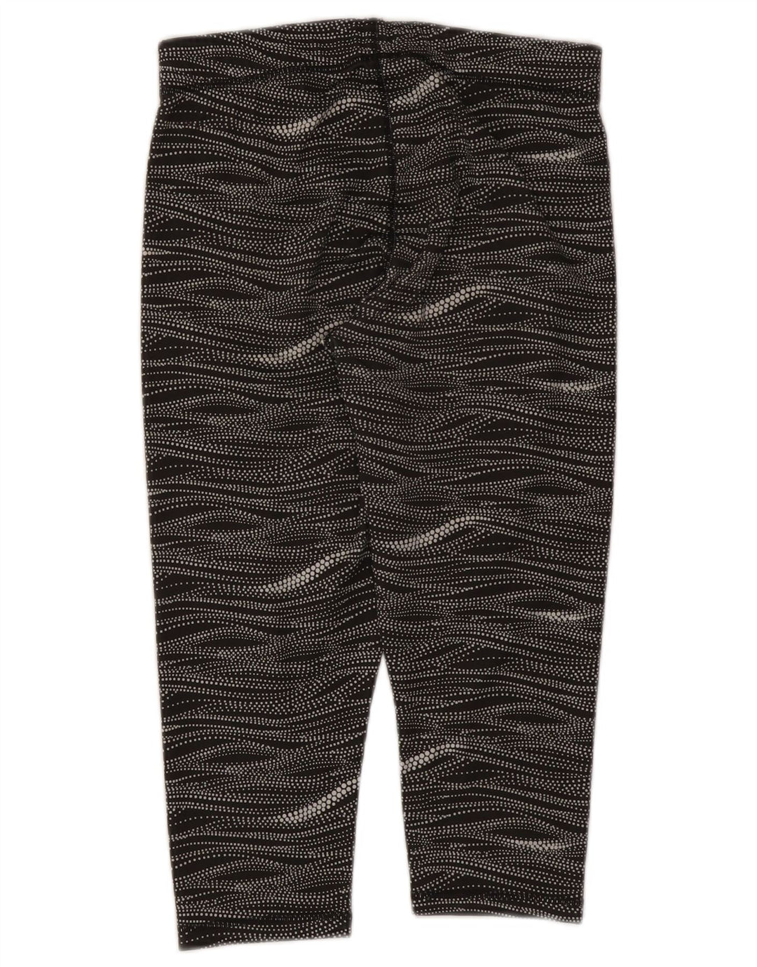 Puma Womens Capri Leggings UK 14 Médio Preto Listrado Poliéster