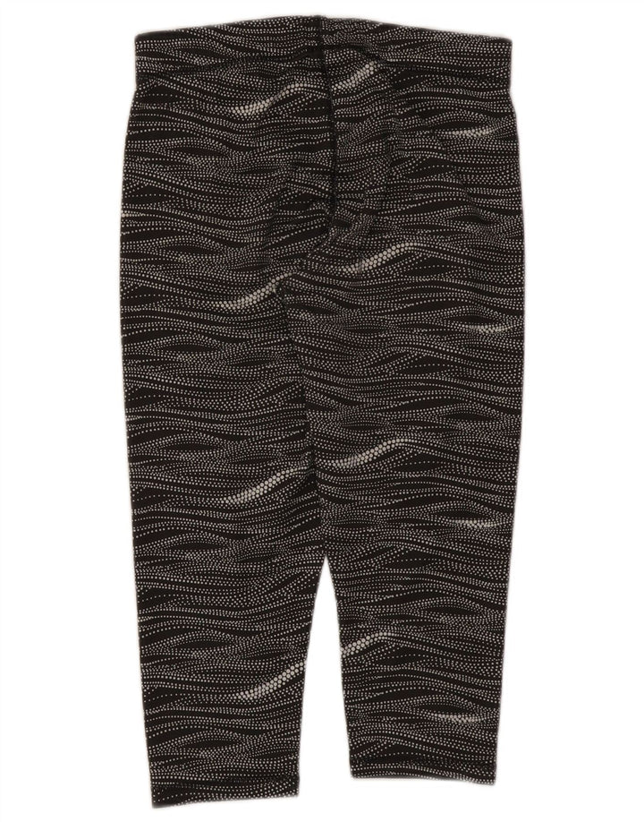 Puma Womens Capri Leggings UK 14 Médio Preto Listrado Poliéster