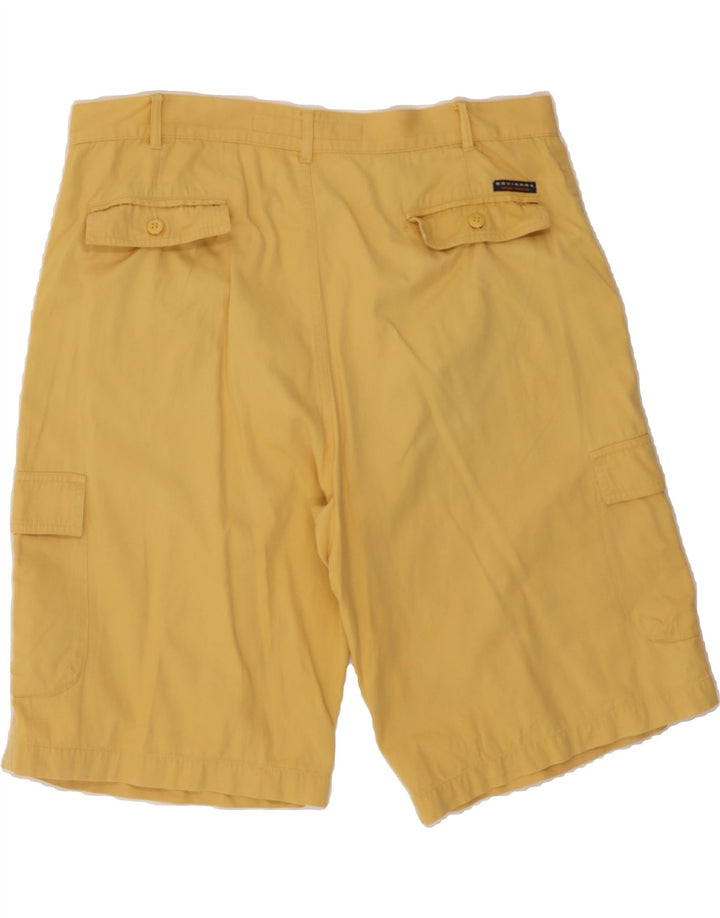 NAVIGARE Mens Cargo Shorts IT 56 3XL W38  Yellow Cotton Vintage Navigare and Second-Hand Navigare from Messina Hembry 
