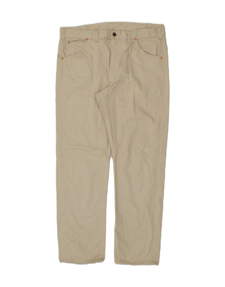 LEE Mens Straight Casual Trousers W38 L30  Beige Vintage Lee and Second-Hand Lee from Messina Hembry 
