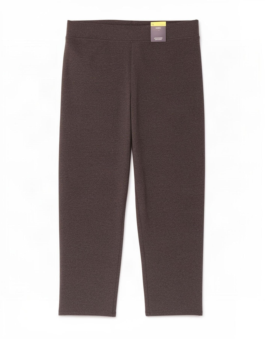 Calça de treino feminina Marks & Spencer Reino Unido 16 grande algodão cinza