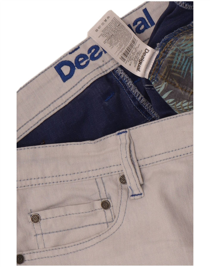 Desigual Jeans Slim Masculino W36 L33 Azul Algodão