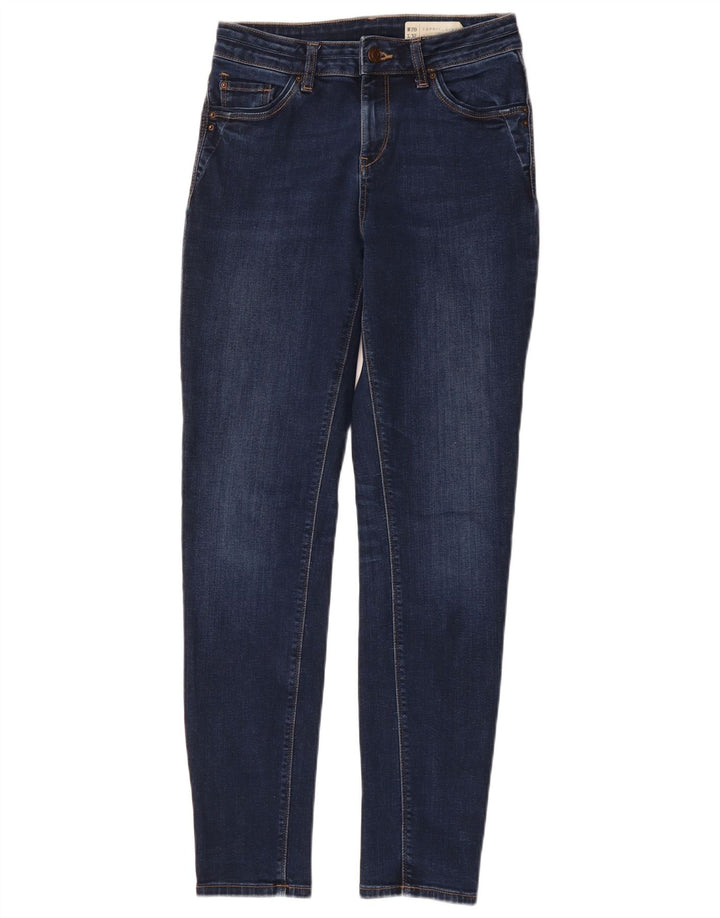 Calça jeans skinny feminina ESPRIT W28 L32 algodão azul marinho