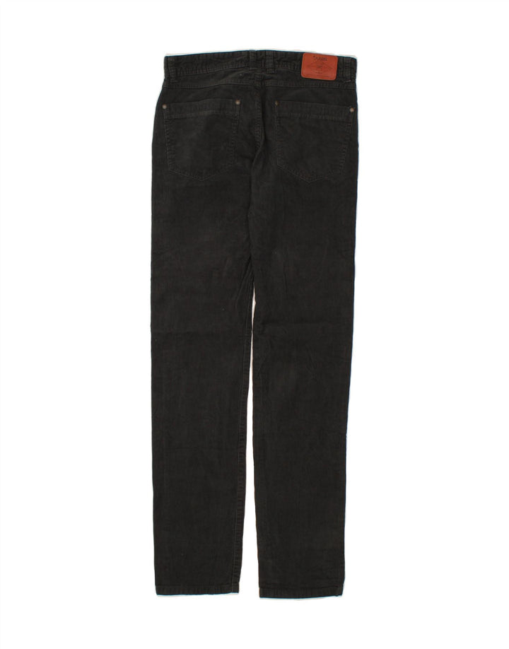 JULES Mens Straight Corduroy Trousers W27 L34  Grey Cotton Vintage Jules and Second-Hand Jules from Messina Hembry 