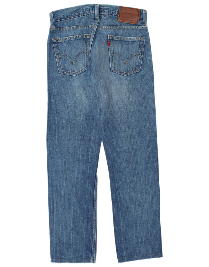 Levi's Masculino 514 Straight Jeans W30 L30 Azul Algodão