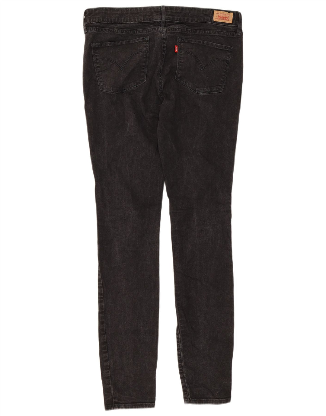 Jeans skinny feminino Levi's W30 L32 algodão preto