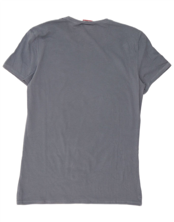 Fila Camiseta Masculina Top Grande Algodão Azul