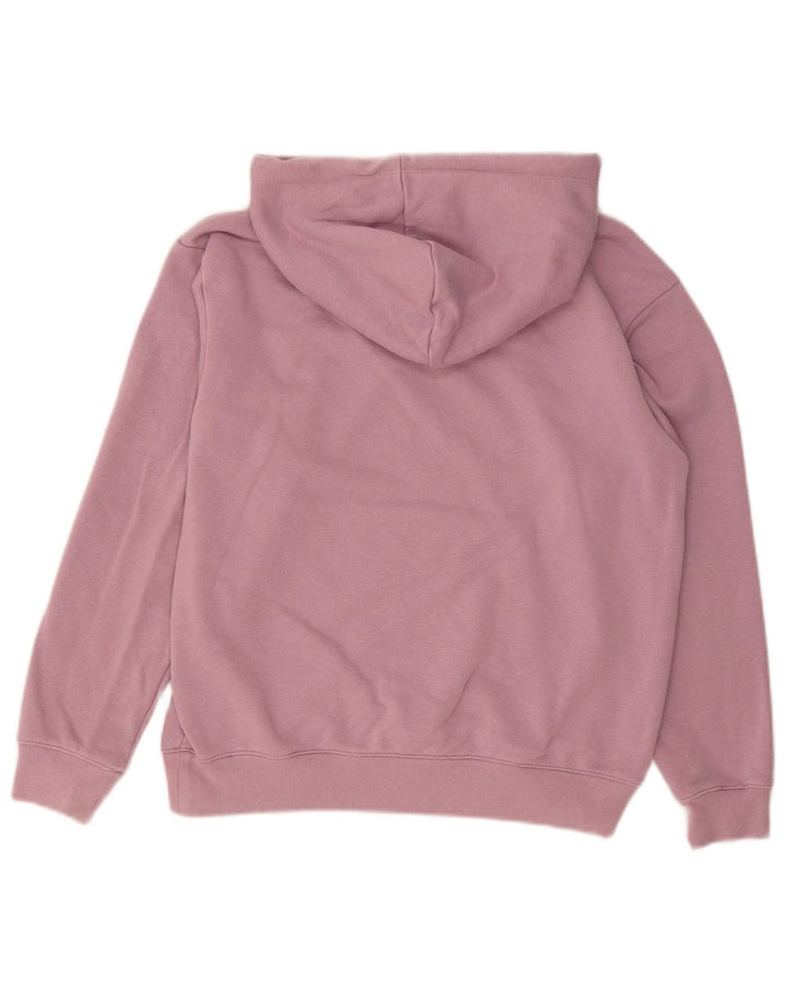 CHAMPION Suéter feminino com capuz grande e gráfico UK 6 XS rosa
