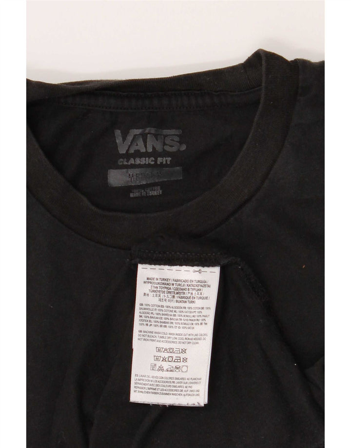 Camiseta Vans Masculina Classic Fit Graphic Top Médio Algodão Preto