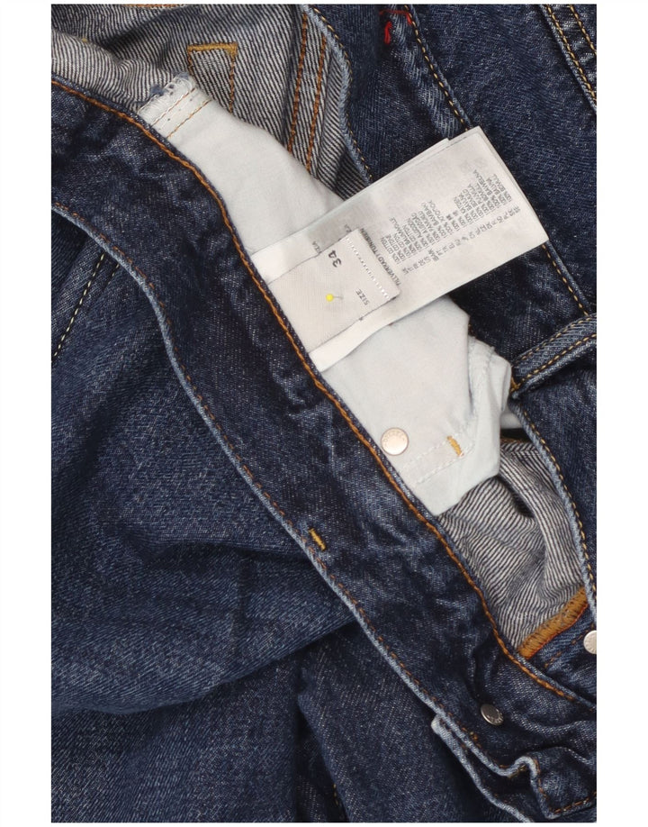 Jeans retos masculinos Diesel W34 L28 algodão azul