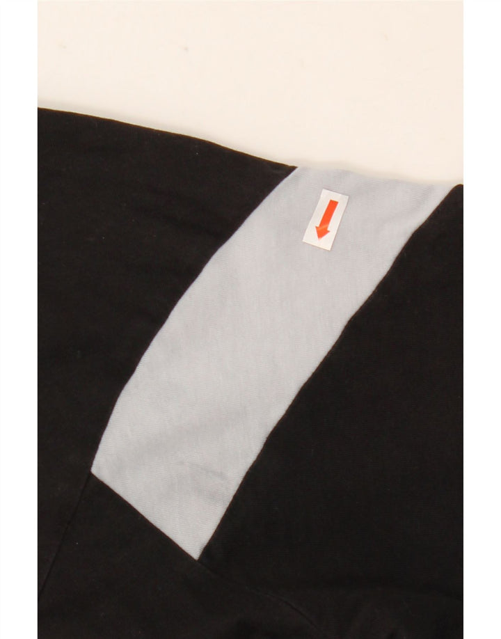 Camiseta masculina Puma grande algodão colorblock preto