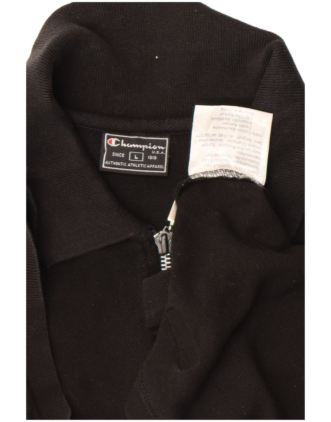 CHAMPION Vestido polo feminino sem mangas UK 16 grande preto