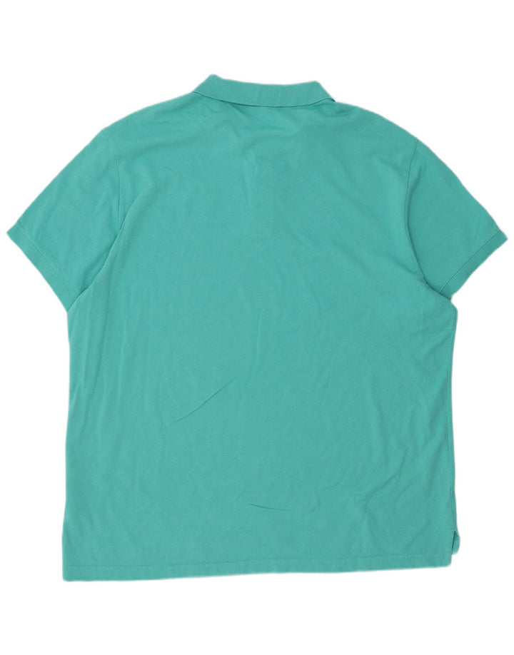 Camisa polo masculina Nike 2XL algodão turquesa