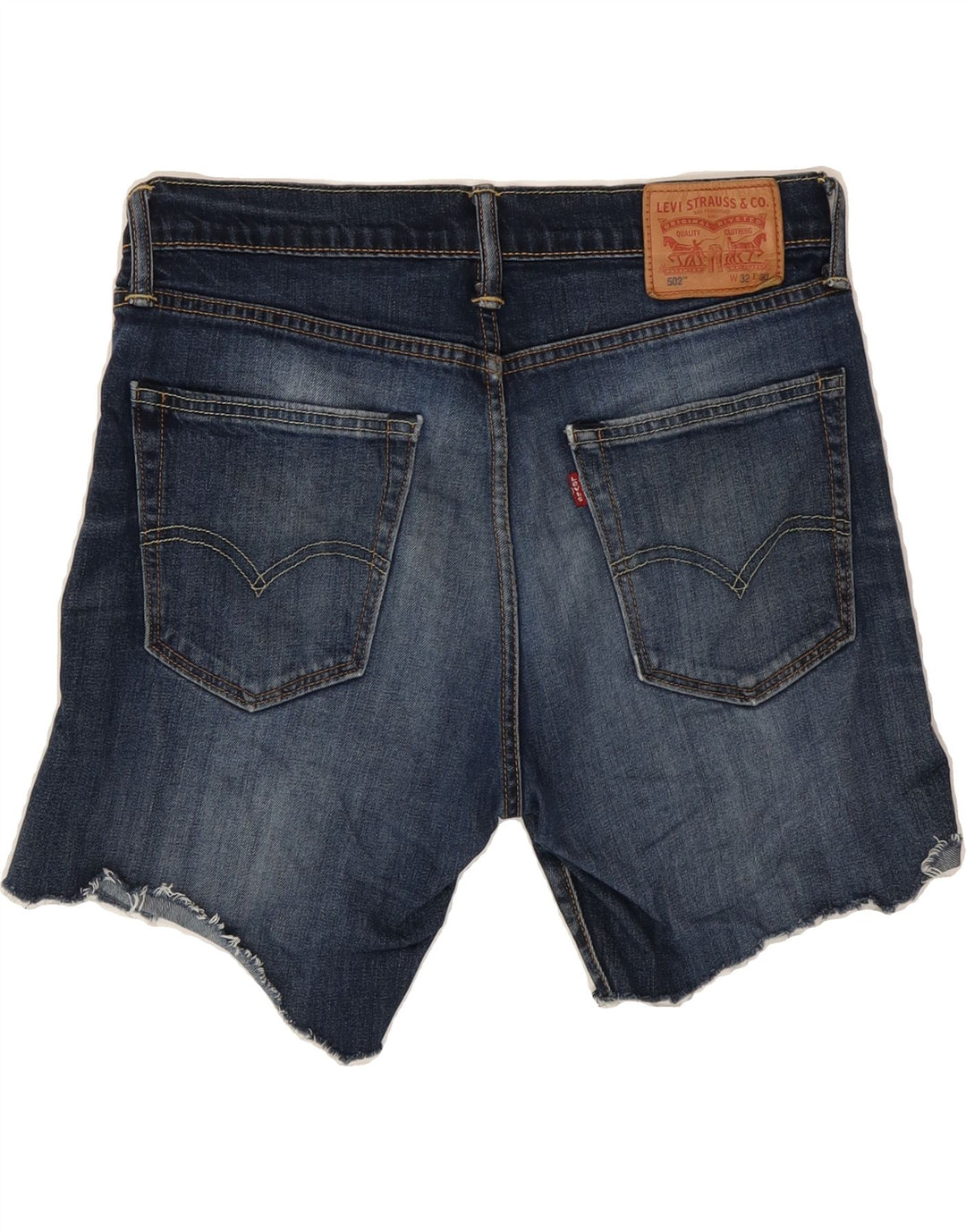 LEVI'S Womens 502 Denim Shorts W32 Large  Blue Cotton Vintage Levi's and Second-Hand Levi's from Messina Hembry 