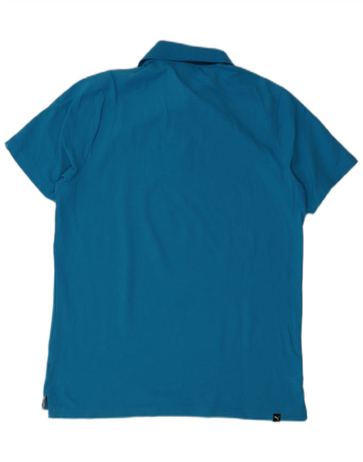 Camisa polo masculina Puma grande azul