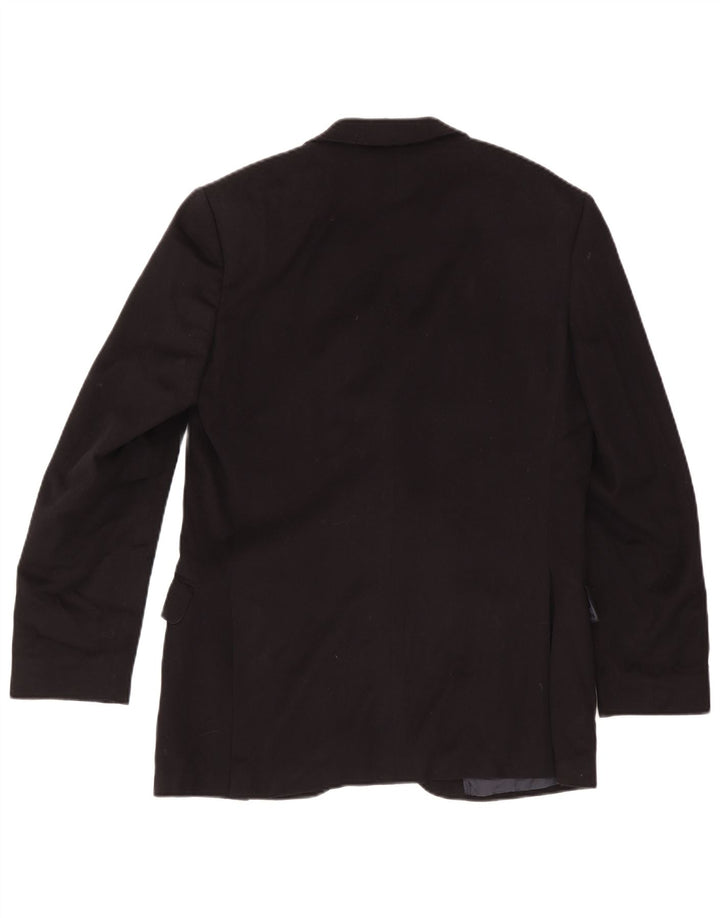 Jaqueta blazer masculina de 3 botões Loro Piana IT 48 médio preto novo clássico de lã