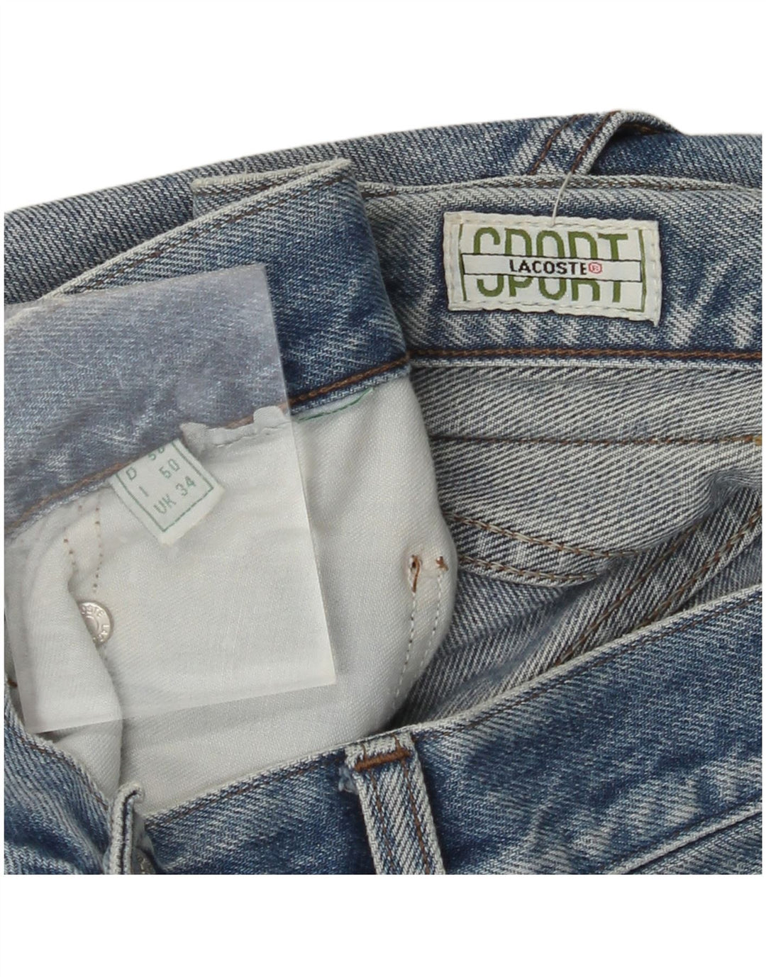 Jeans retos masculinos LACOSTE W34 L34 azul