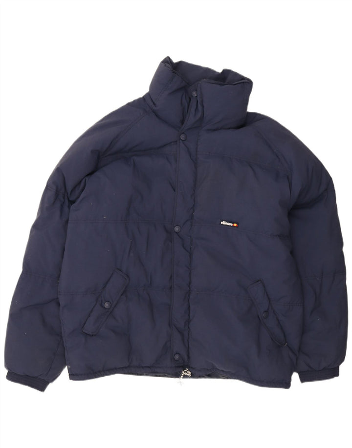 Jaqueta de esqui masculina com capuz Ellesse IT 56 3XL azul marinho poliamida