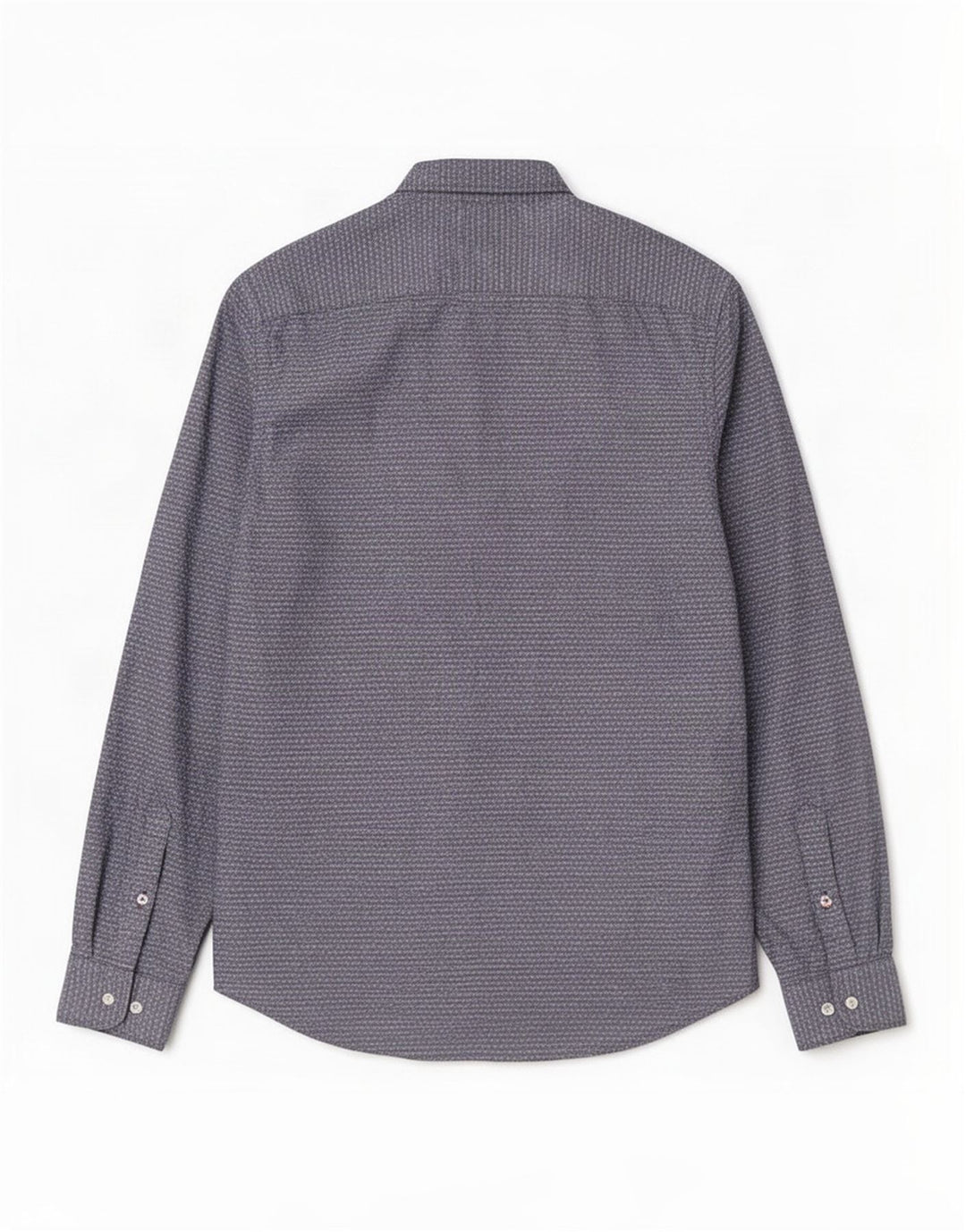 Camisa masculina Tommy Hilfiger Regular Fit grande algodão manchado azul