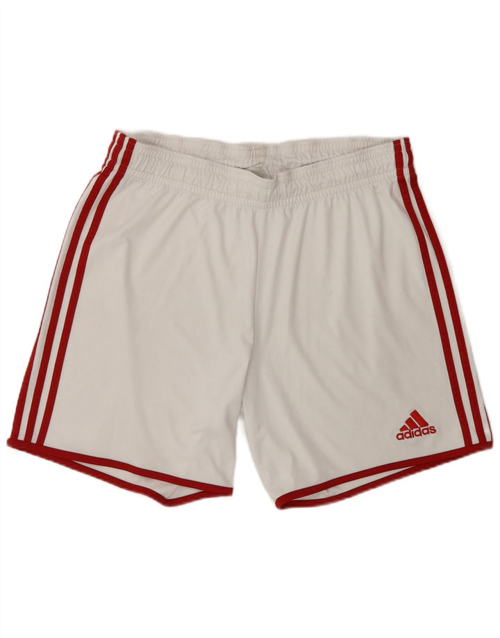 Adidas Mens Climalite Sport Shorts Grande Poliéster Branco