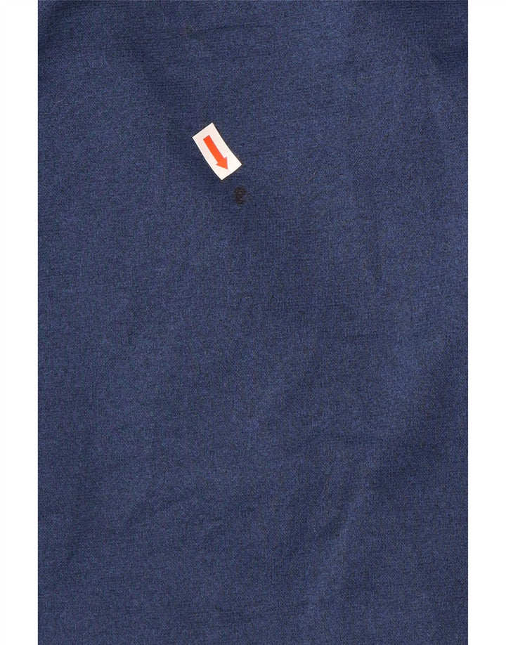 IZOD Mens sem mangas agasalho jaqueta XL poliéster azul marinho