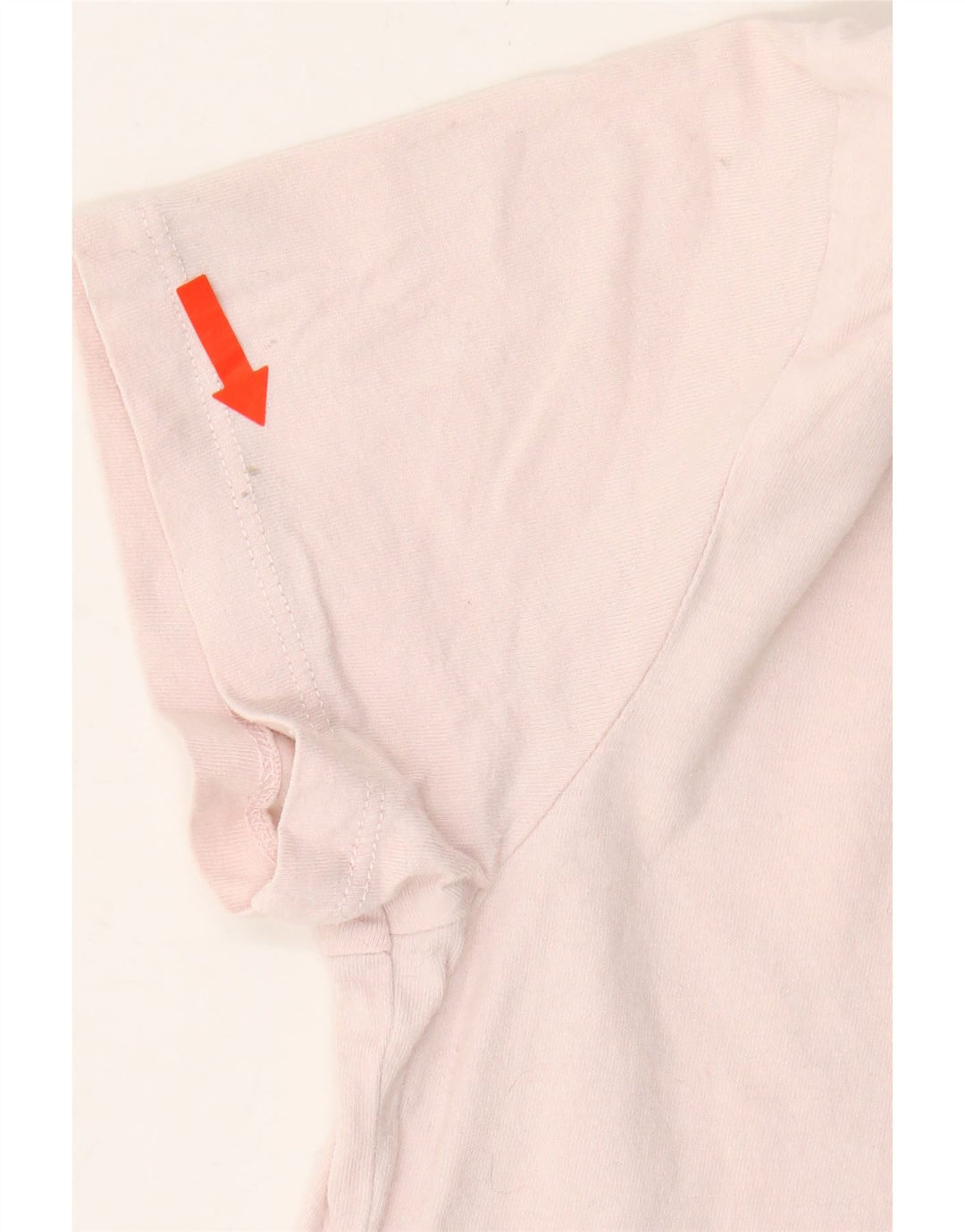 LEVI'S Womens T-Shirt Top UK 6 XS Pink Cotton Vintage Levi's and Second-Hand Levi's from Messina Hembry 