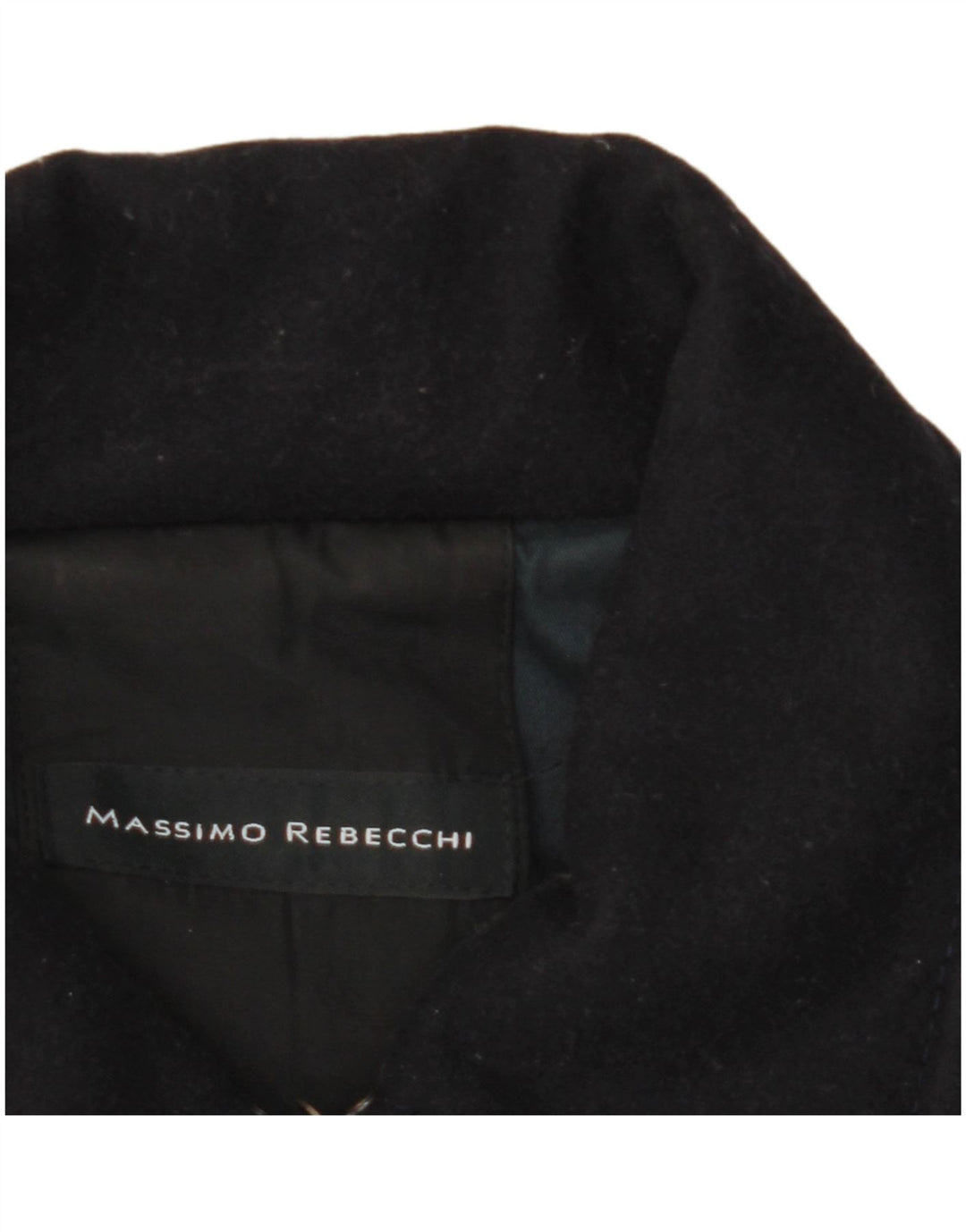 Casaco feminino Massimo Rebecchi Pea IT 44 lã azul marinho médio