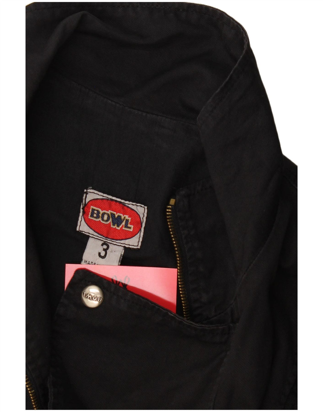Jaqueta bomber masculina vintage UK 40 grande algodão preto