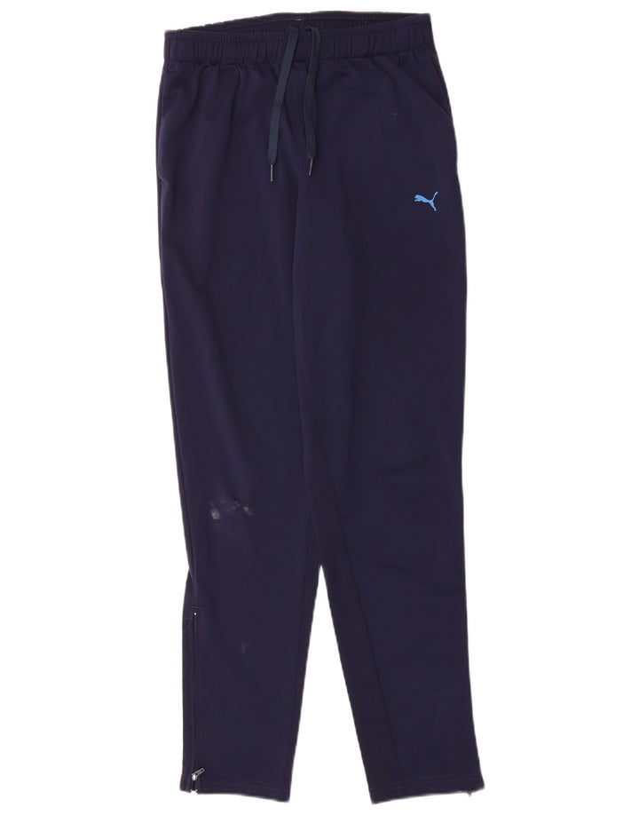 Calças de treino Puma menino 13-14 anos azul marinho poliéster