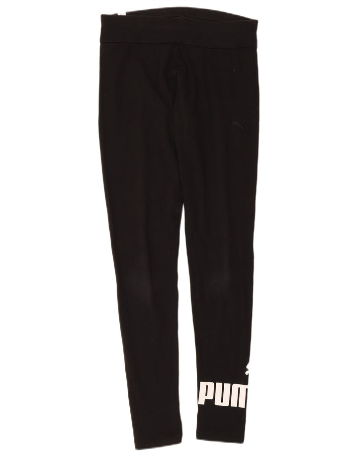 Leggings Puma Feminino UK 12 Médio Algodão Preto