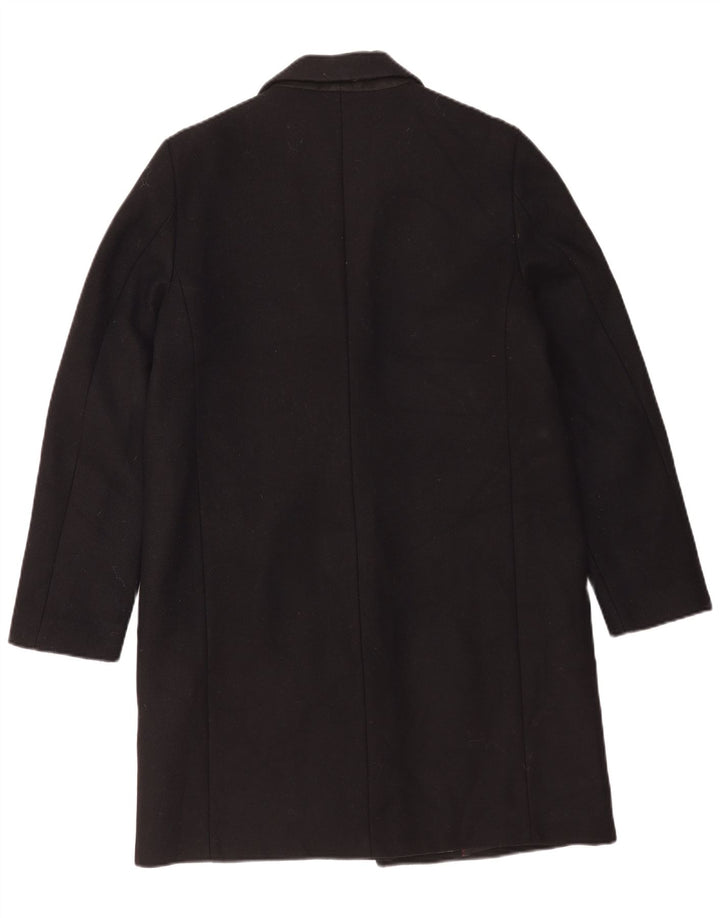 Sobretudo feminino Zara UK 18 XL lã preta