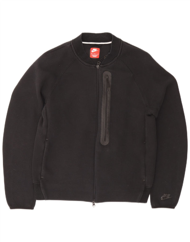Nike Mens Treino Top Jaqueta Médio Algodão Preto