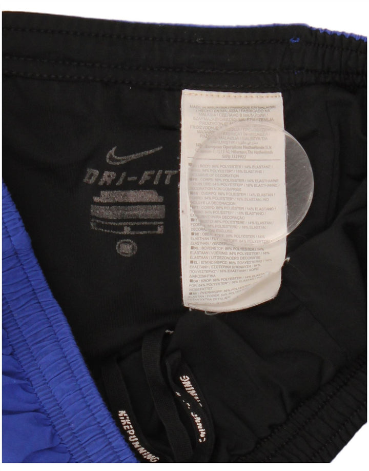 Nike Mens Dri Fit Sport Shorts Médio Azul Poliéster