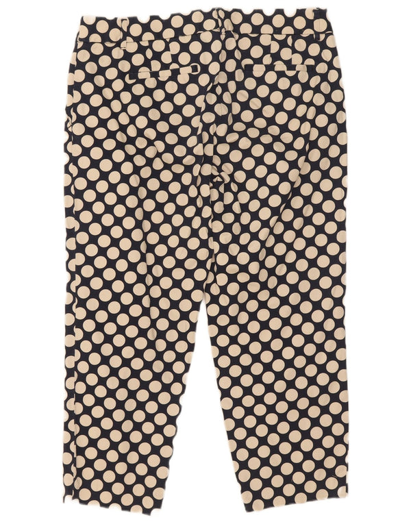 J. Crew Calça Capri Feminina City Fit US 8 Médio W34 L23 Azul Marinho