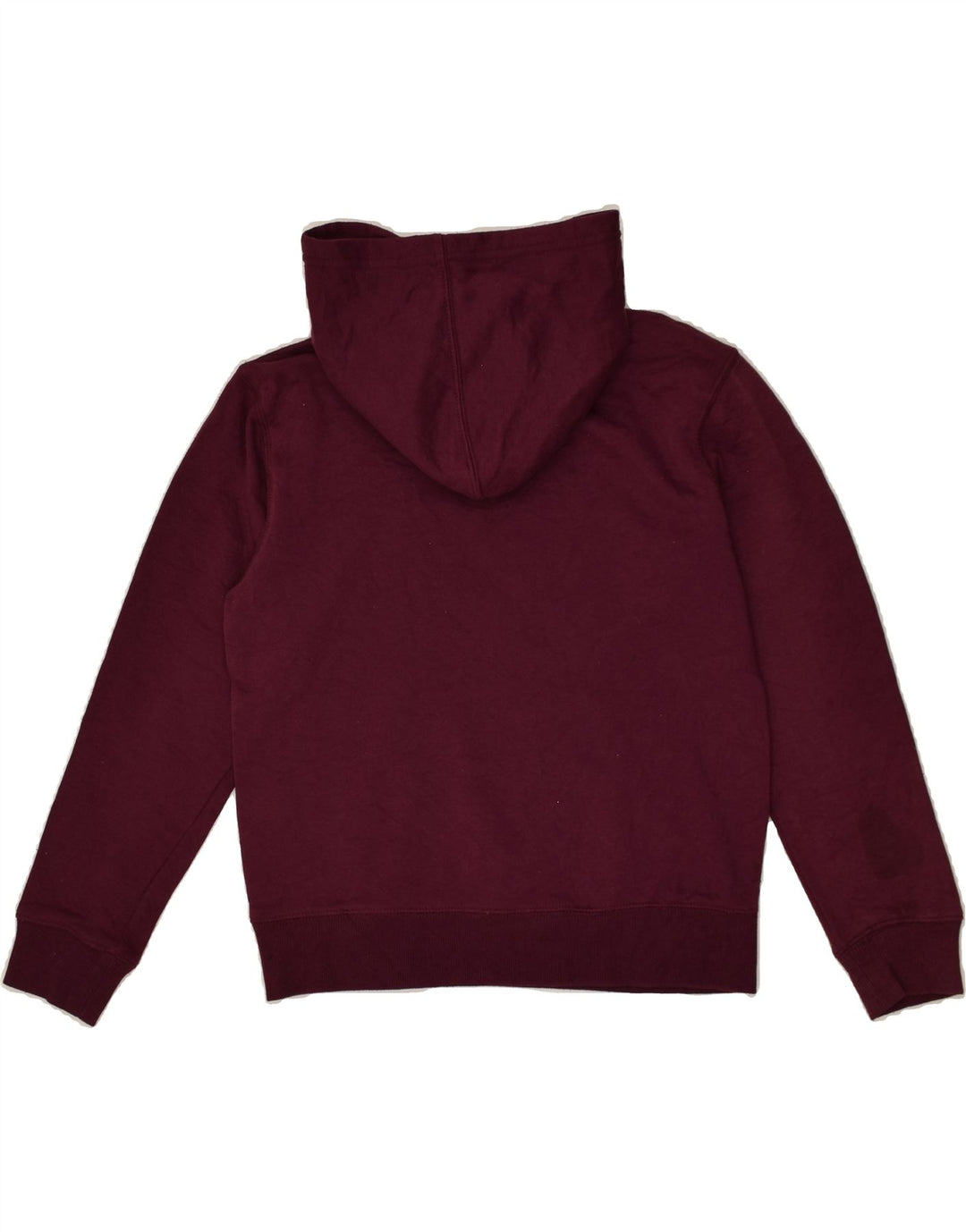 CHAMPION Womens Hoodie Jumper UK 14 Medium Burgundy Cotton | Vintage Champion | Thrift | Second-Hand Champion | Used Clothing | Messina Hembry 