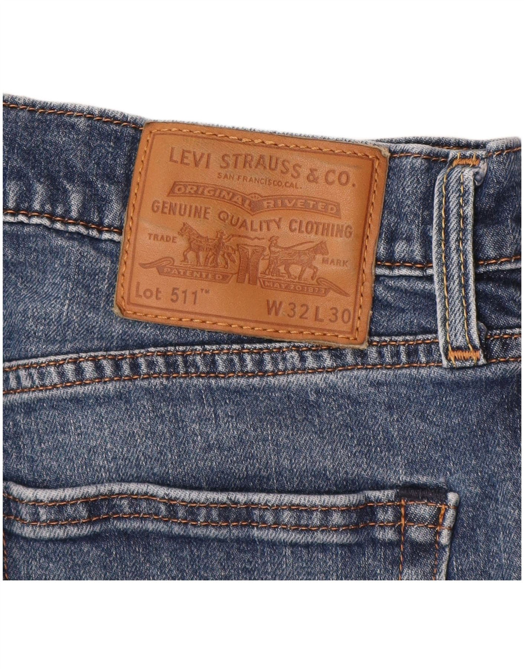 LEVI'S Jeans Slim Masculino W32 L30 Azul