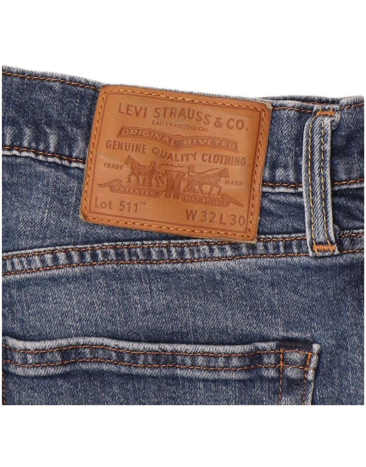 LEVI'S Jeans Slim Masculino W32 L30 Azul