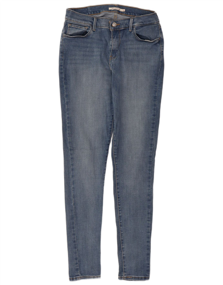 Calça jeans feminina LEVI'S 710 Super Skinny W32 L32 azul algodão