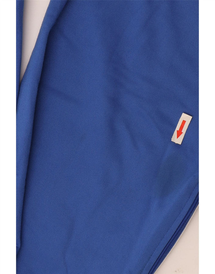 Calça de treino masculina Adidas grande poliéster azul