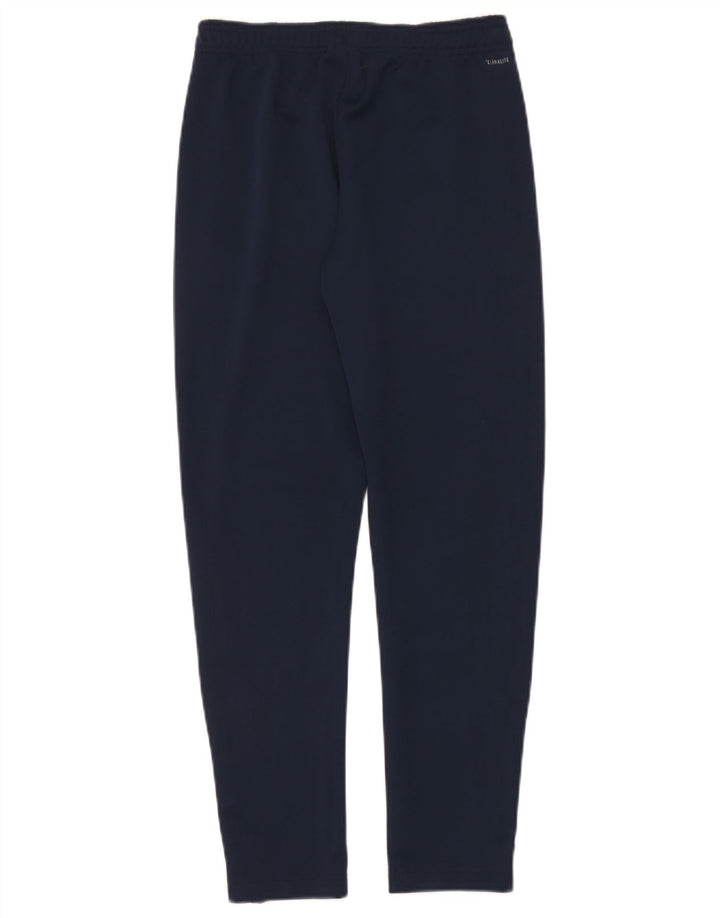 Calças de treino Adidas Boys Climalite 11-12 anos azul marinho poliéster