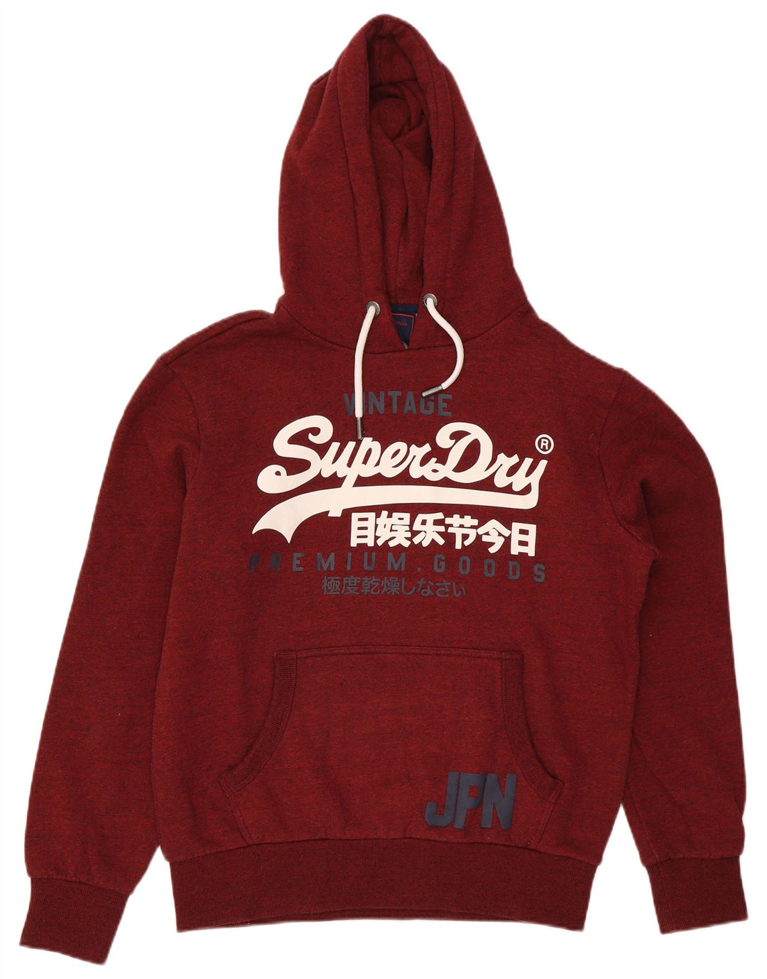 Superdry Mens Graphic Hoodie Jumper XL Marrom Poliéster