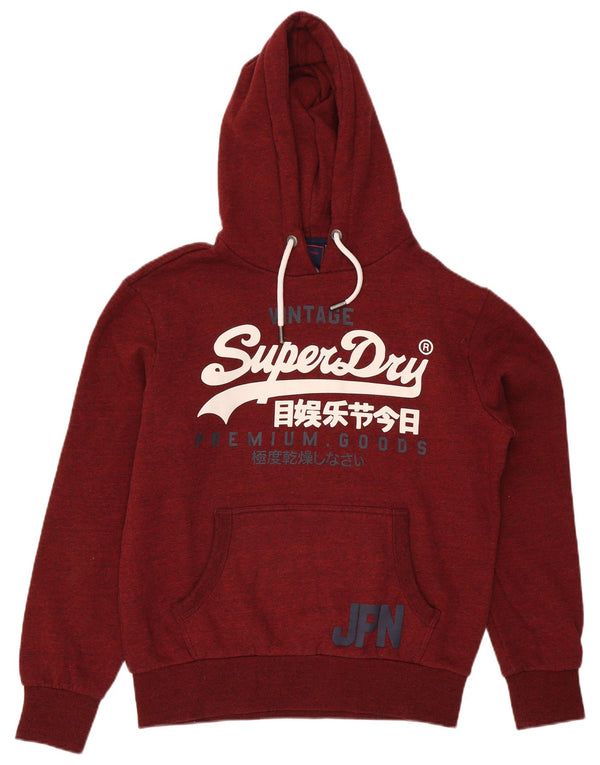 Superdry Mens Graphic Hoodie Jumper XL Marrom Poliéster