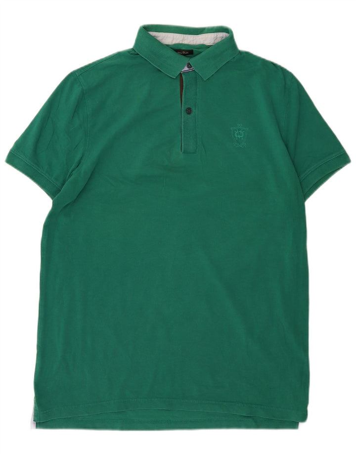Camisa polo masculina MASSIMO DUTTI grande verde