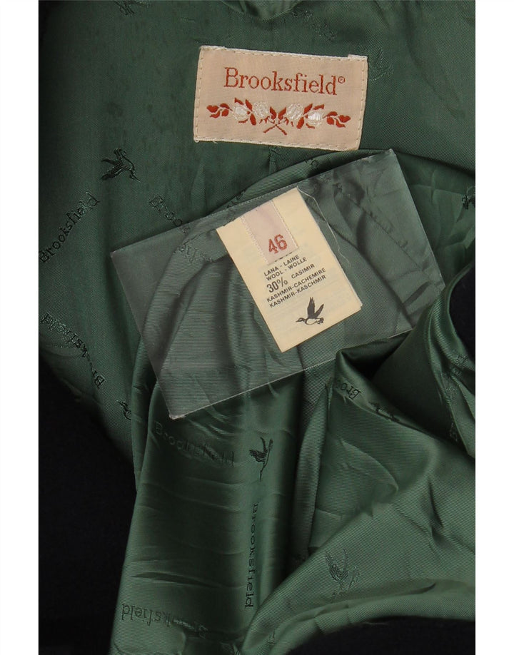 Casaco feminino Brooksfield manga 3/4 com peito duplo IT 46 grande azul marinho