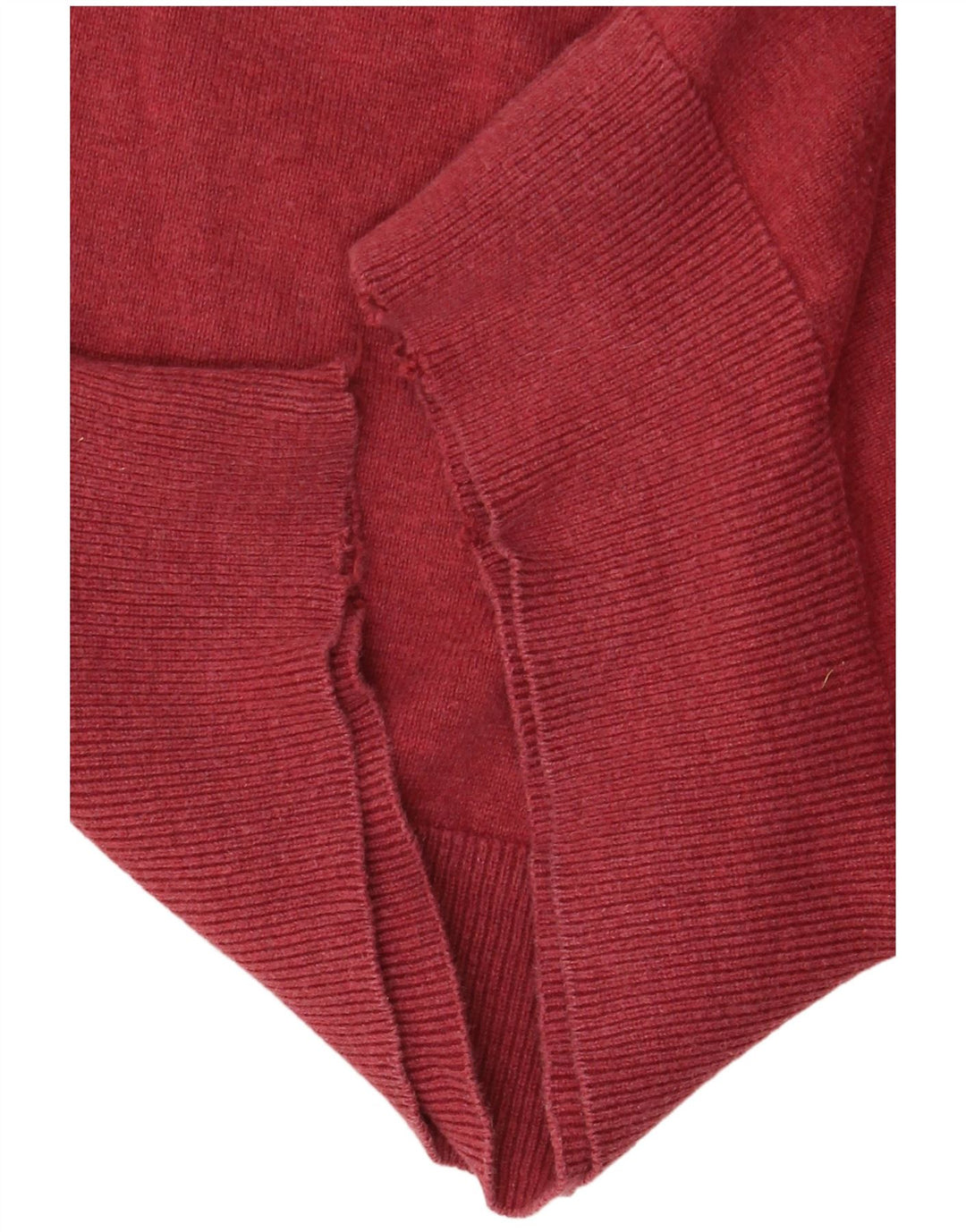 Suéter masculino Marks & Spencer com decote em V médio algodão Borgonha