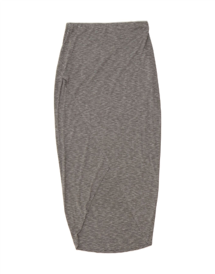 MOSSIMO Womens Maxi Skirt Medium W28 Grey Flecked Polyester Vintage Mossimo and Second-Hand Mossimo from Messina Hembry 