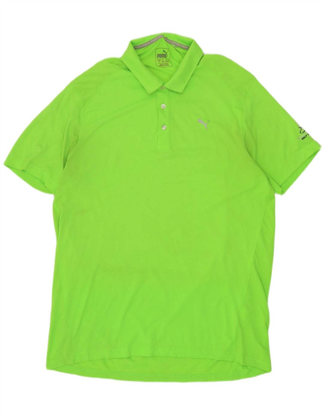 Camisa polo masculina PUMA XL verde poliéster