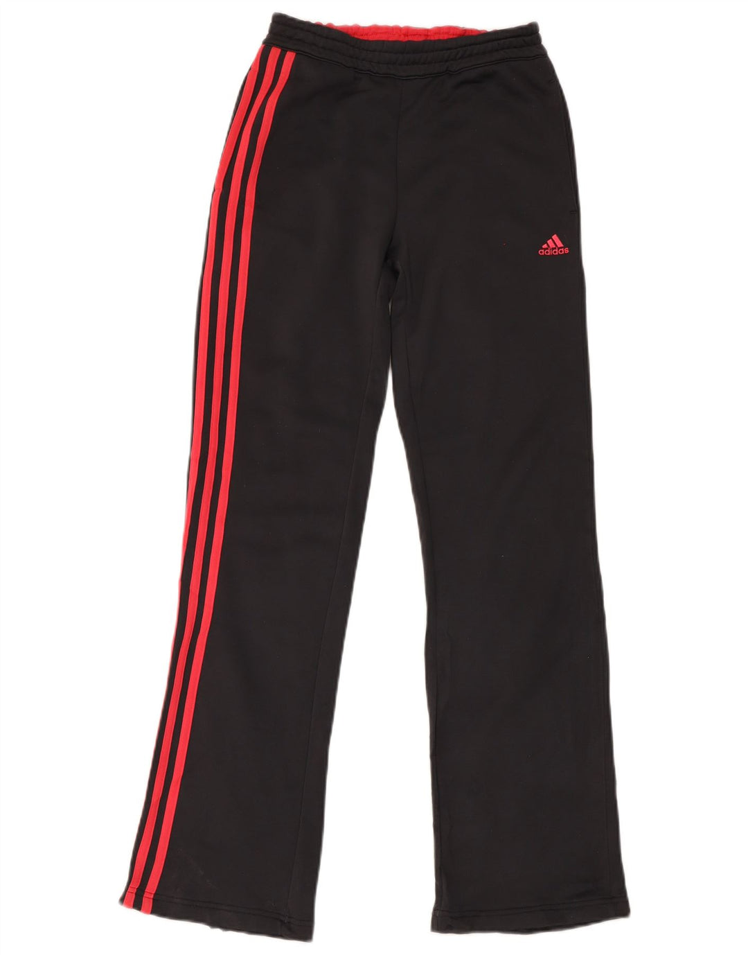 Calças de treino femininas Adidas UK 10 poliéster cinza pequeno
